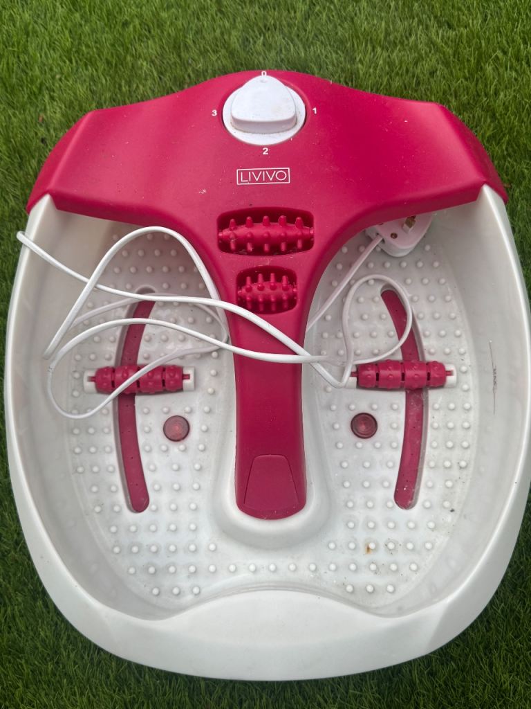LIVIVO Electric Foot Spa Massager – Good Condition