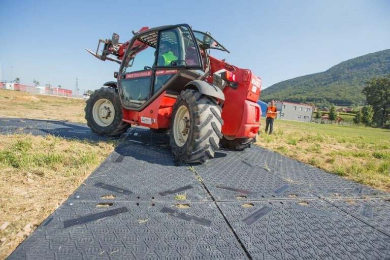 Heavy Duty Ground Protection Track Mats For Hire, Norwich / Norfolk, Digger / Dumper Hire