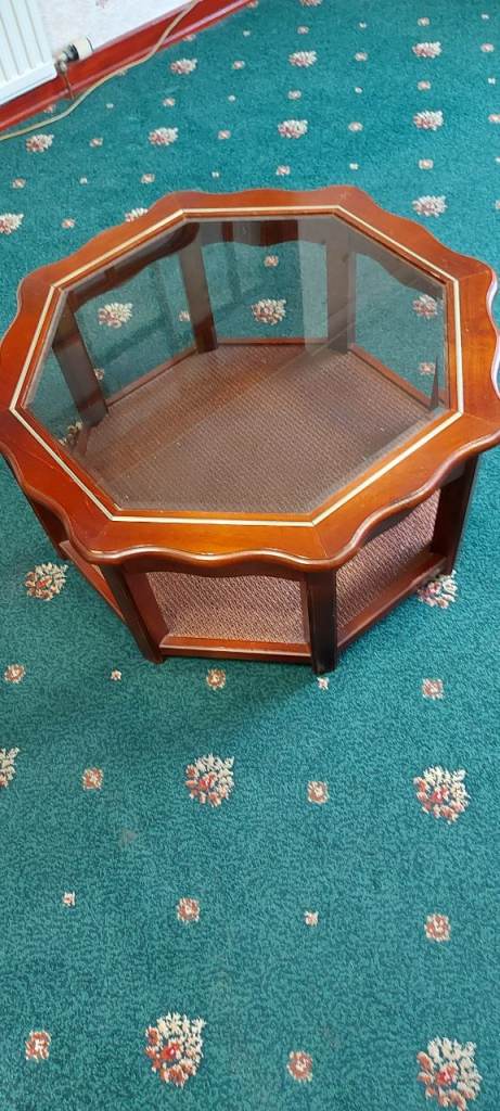 Octagonal coffee table 