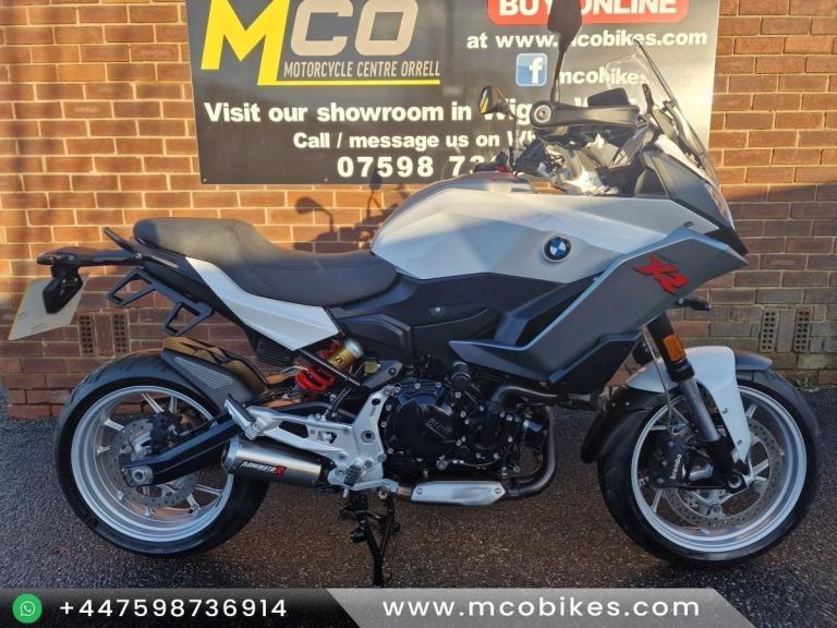 BMW F900 XR TE 71reg 7952m FSH fitted with a race exhaust and Denalio horn