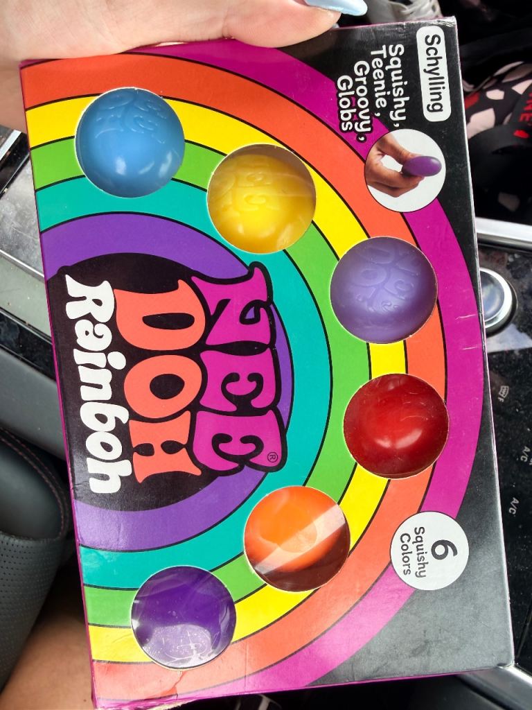 Schylling NeeDoh Rainbow Squishy Teenie Groovy Globs – NEW
