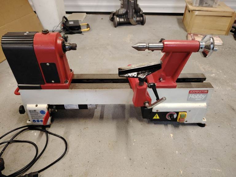 Axminster wood lathe and tool Sharperener 