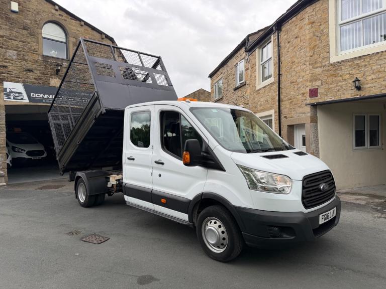2016 Ford Transit TIPPER 2.2 TDCI 125 PS DOUBLE/ CREW CAB CHAIN DRIVEN LOW MILES  Tipper Diesel M...
