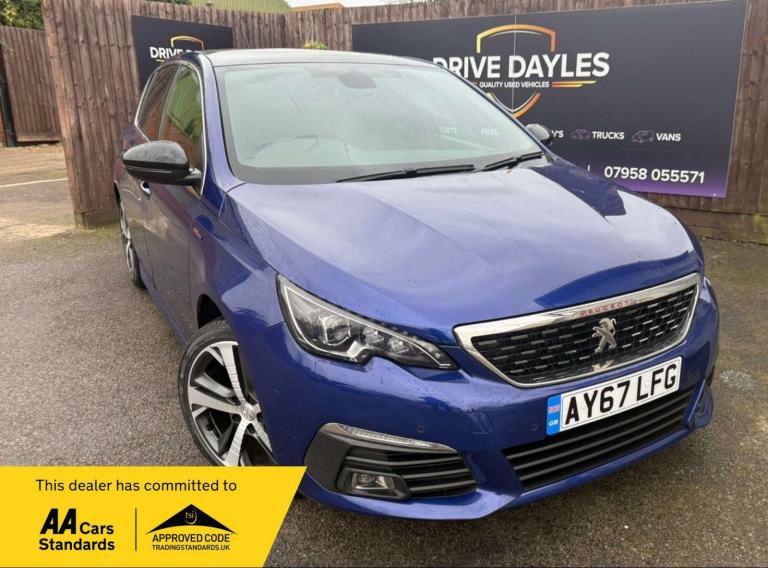 2017 Peugeot 308 1.6 308 GT Line HDi Blue S/S 5dr Hatchback Diesel Manual