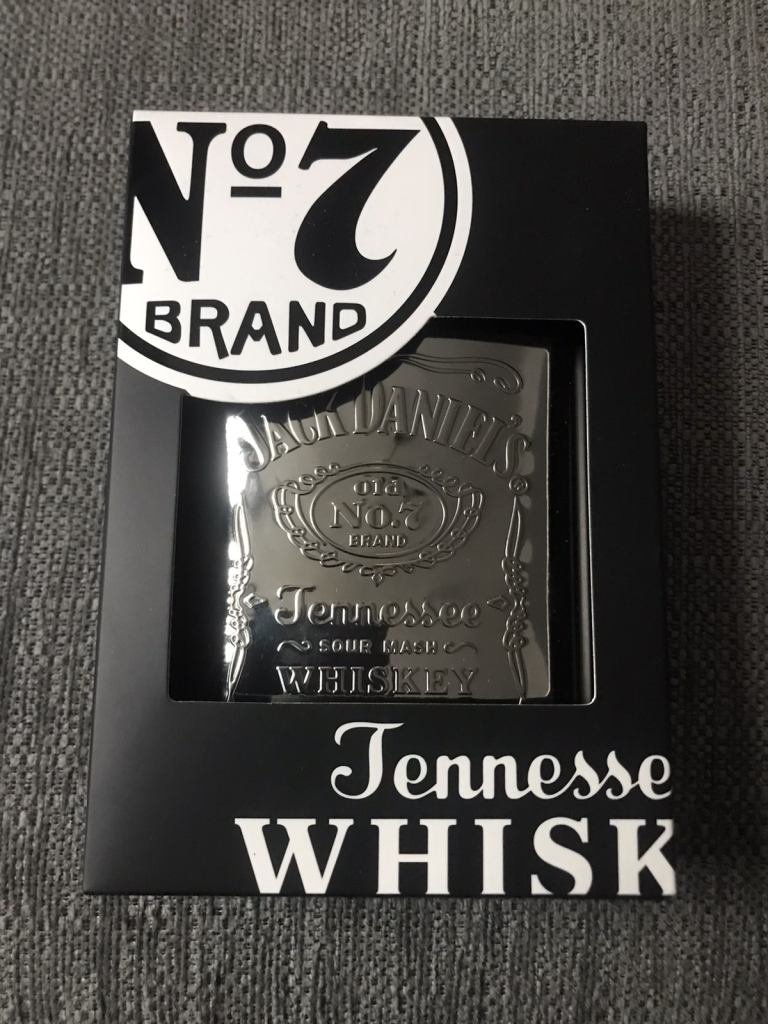 Jack Daniels hip flask (brand new in box)