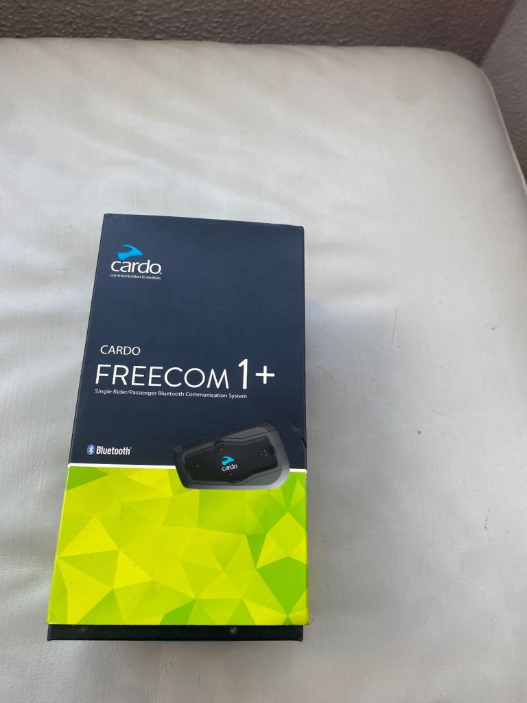 Motorcycle Bluetooth Cardo freecom 1+ plus JBL speakers 