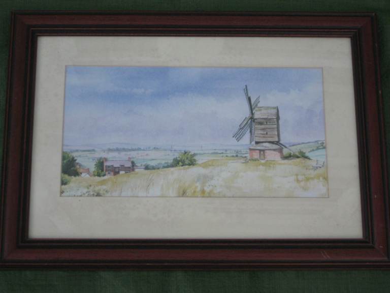 Beautiful Watercolour Painting of Brill Windmill for £15.00