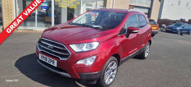 2018 Ford Ecosport 1.0T EcoBoost Titanium SUV 5dr Petrol Manual Euro 6 (s/s) (125 ps) Petrol Manual