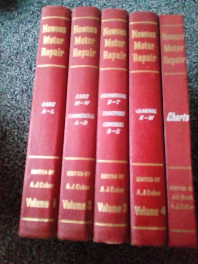 Newnes Motor Repair Books....Vehicles up to 1959...