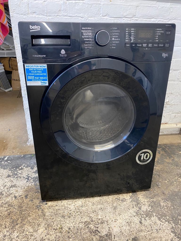 ✅🚚BLACK BEKO FULLY CLEANED AND TESTED WASHER DRYER £180 CAN DELIVER