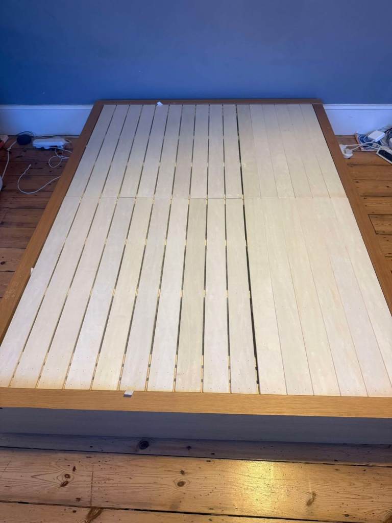 Muji bed with under bed storage and two drawers