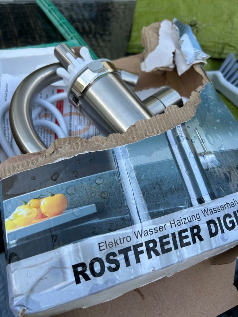 New Digital Hot Water Tap - Stainless Steel