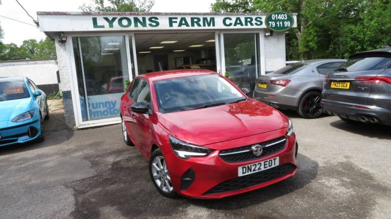 2022 22 VAUXHALL CORSA 1.2 SE EDITION HATCHBACK 5DR PETROL MANUAL EURO 6 (75 PS)