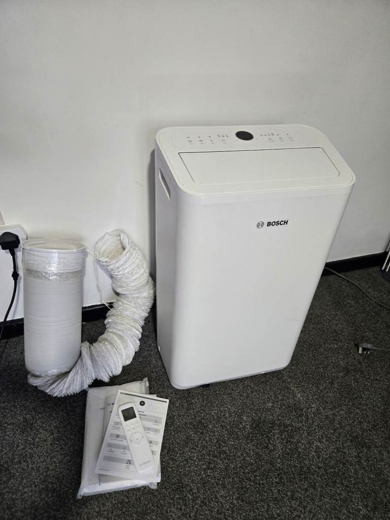 Bosch Cool 2000 Portable 3 in 1 Air Conditioner,  dehumidifier and fan with Remote.