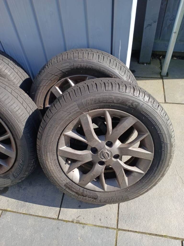 4x Nissan Note MK2 Tyres