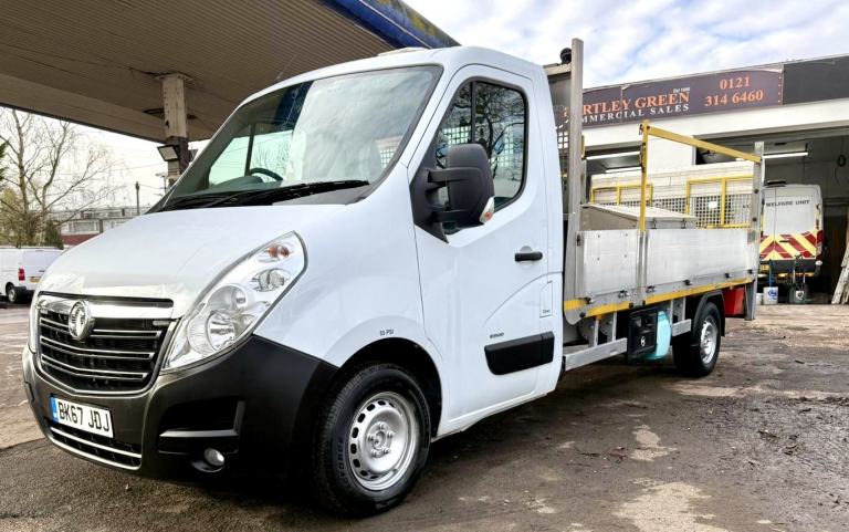 VAUXHALL MOVANO 4M DROPSIDE 2.3 CDTi 3500 BiTurbo LOW MILES!! 2017