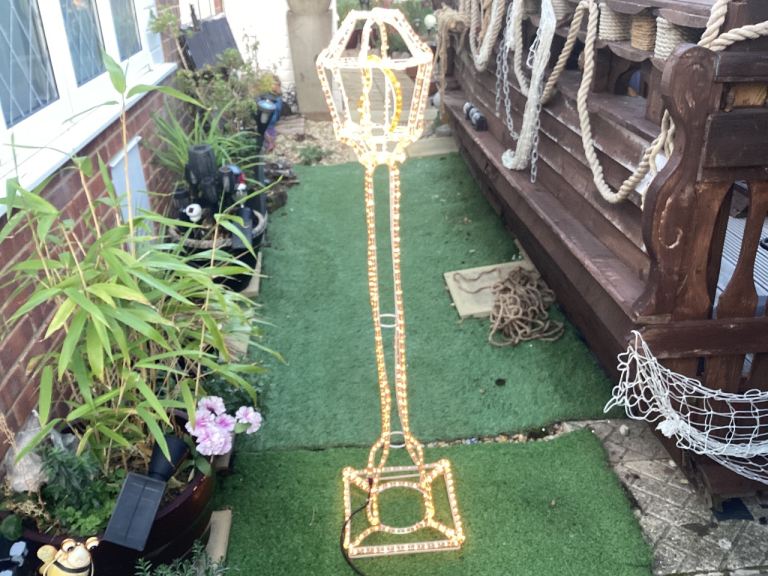 Christmas lamp light outdoor