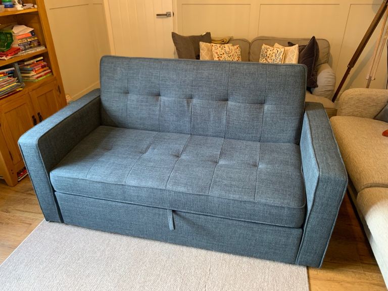 Dreams navy blue sofa bed (current stock) 