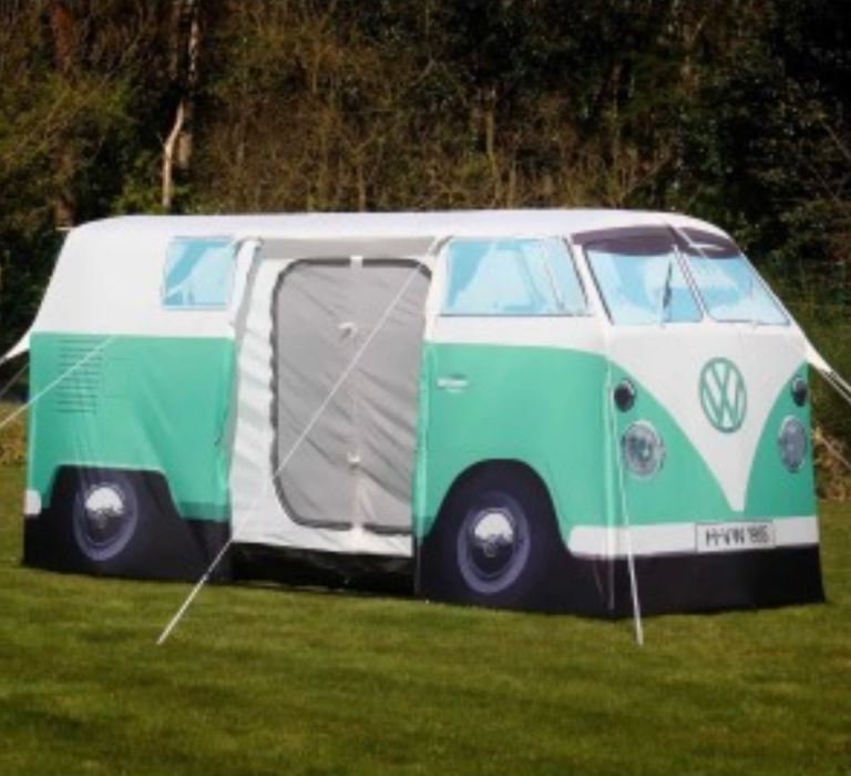 VW CAMPERVAN ADULT TENT, SLEEPS 4 ADULTS, ONLY USED ONCE AT SUMMER FETE, VGC!