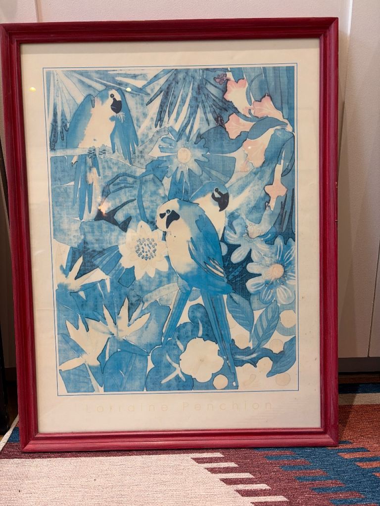 Vintage parrot print