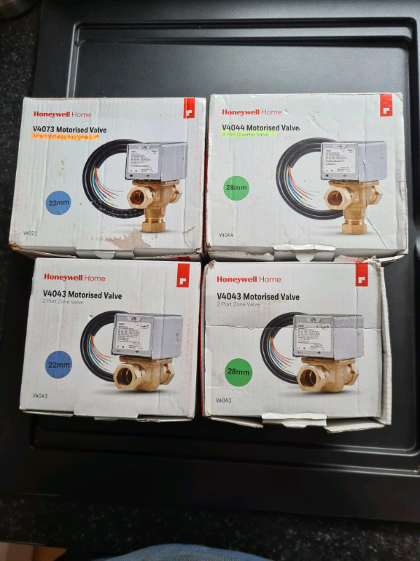 HONEYWELL MOTORISED VALVES (NEW)