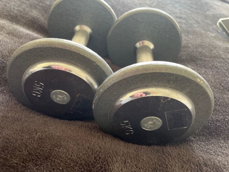 Everlast 5kg dumbbell weights 