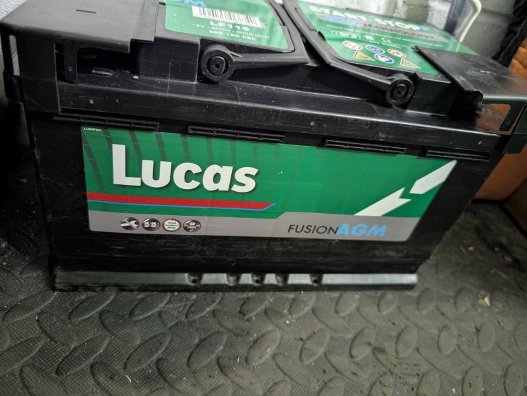 LUCAS AGM START STOP BATTERY 