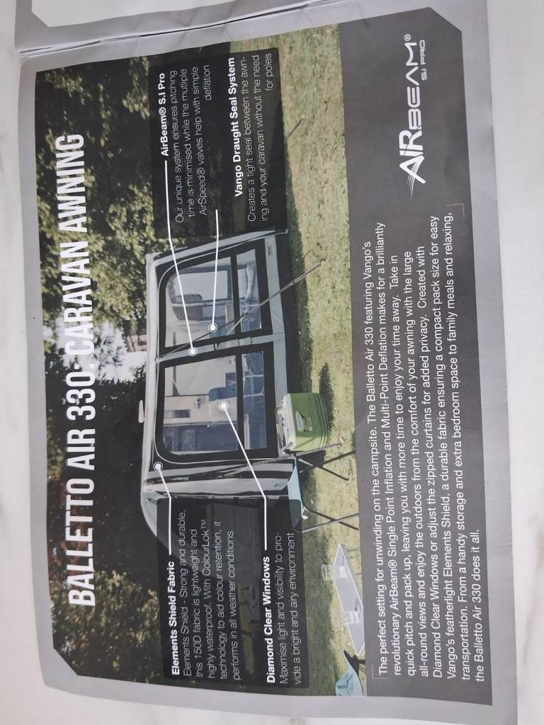Caravan awning