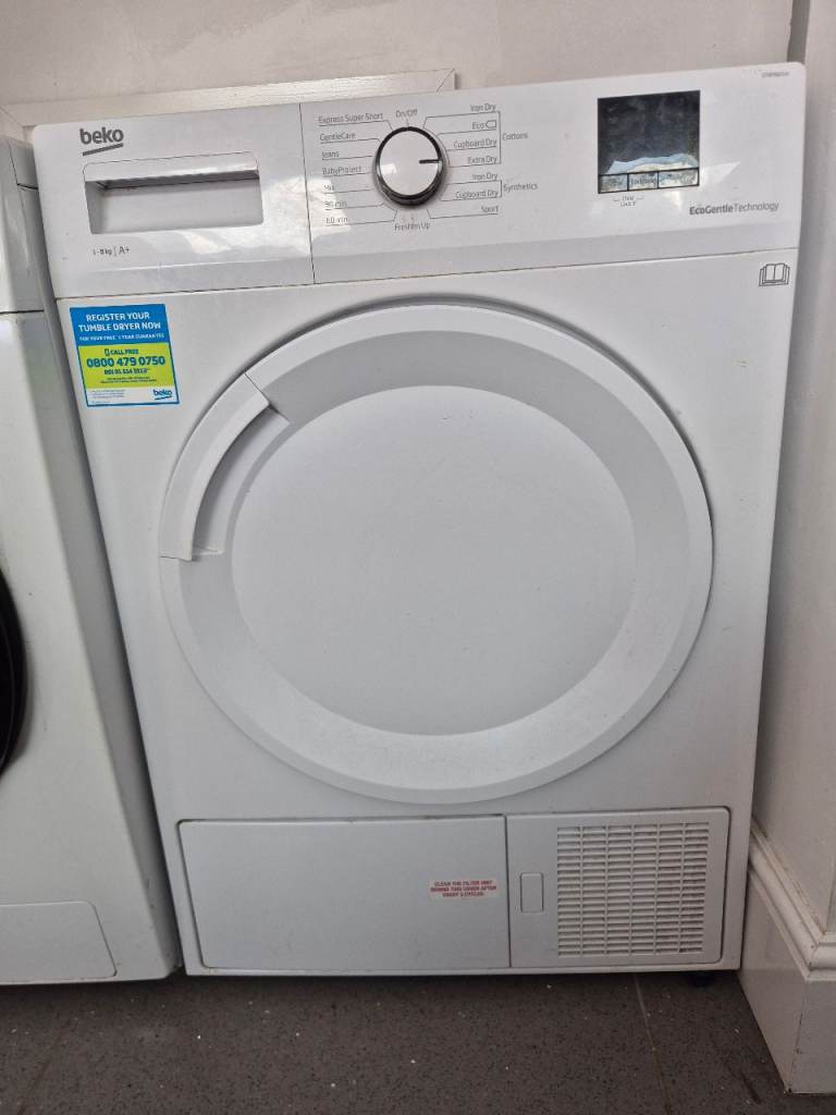 Beko Tumble Dryer – White, Good Condition