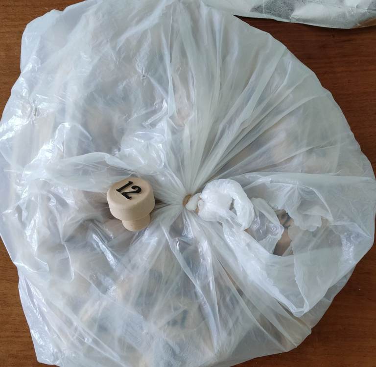 Wine bottle cap tops.