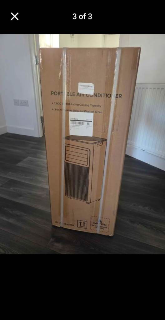 New Portable Air Conditioner 7000 BTU - White