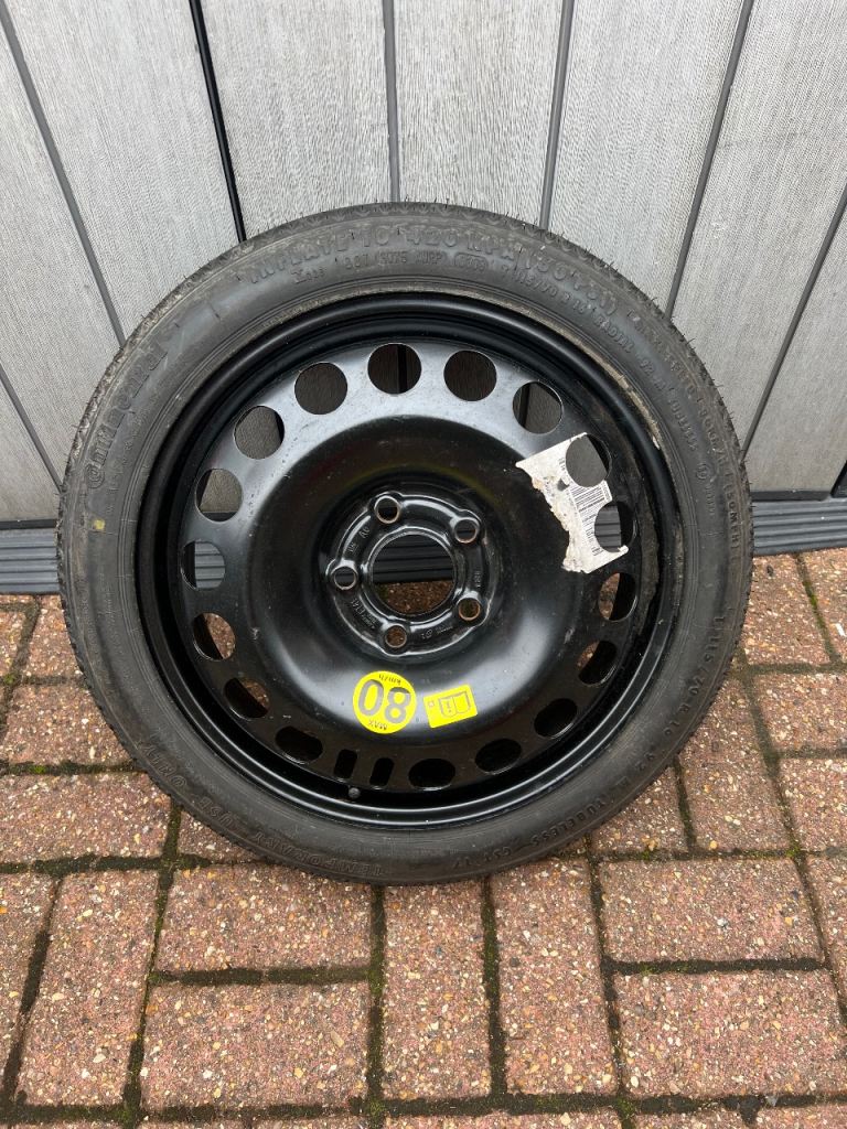 Vauxhall 5x110 space saver spare wheel 16”