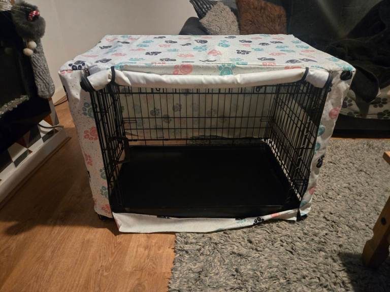 Kong Black Metal Dog Crate Large