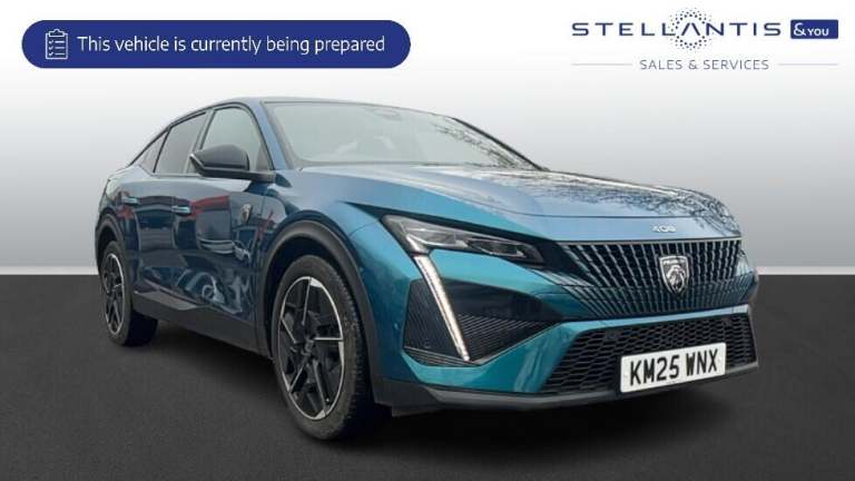 2025 Peugeot 408 1.2 Hybrid 136 GT 5dr e-DSC6 HATCHBACK PETROL Automatic