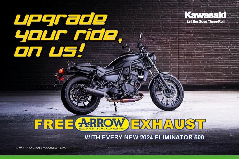KAWASAKI ELIMINATOR 500 SE FREE ARROW EXHAUST