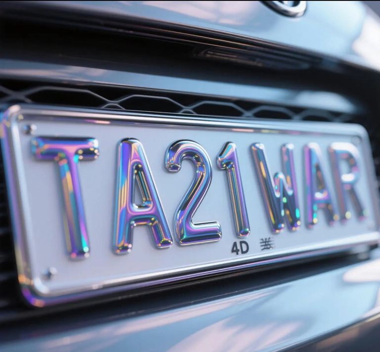 Private number plate 