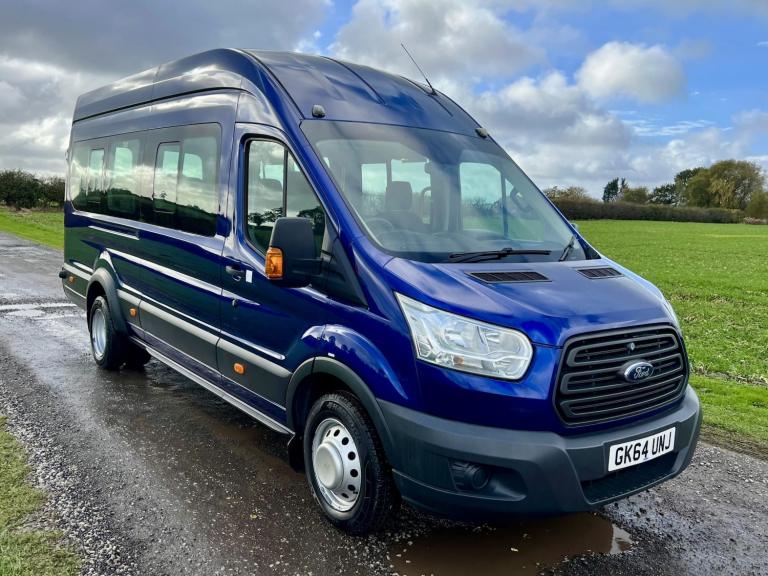 FORD TRANSIT 2.2 TDCi 350 HDT 17 SEATER MINI BUS Blue Manual Diesel 2014