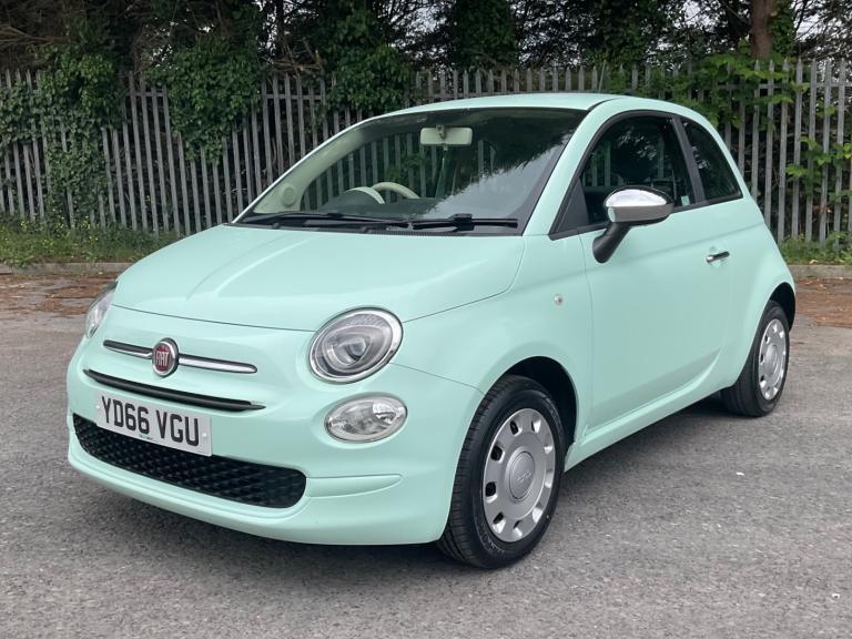 2016 Fiat 500 1.2 Pop 3dr pepper mint green  HATCHBACK Petrol Manual
