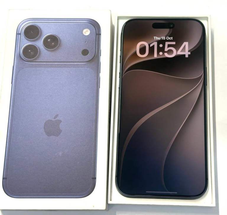 Apple iPhone 17 Pro Max Deep Blue 256GB Brand New Condition Battery 100 ...
