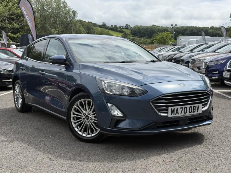 2020 FORD FOCUS 1.0 T EcoBoost Titanium X ULEZ Petrol Manual 5 Door Blue