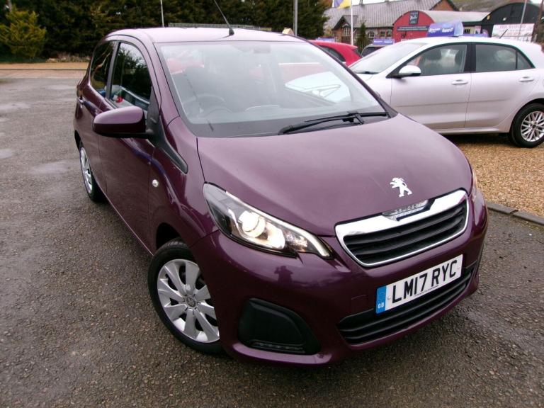 2017 Peugeot 108 1.0 Active 5dr HATCHBACK PETROL Manual