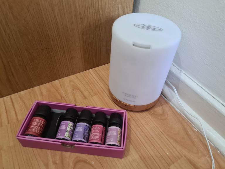 Aroma Diffuser + Essential Oils