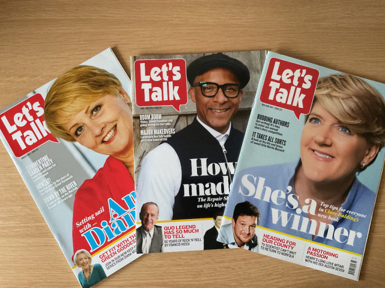 Let’s Talk magazines. Job lot of 3. East Anglia local news. Very collectable.