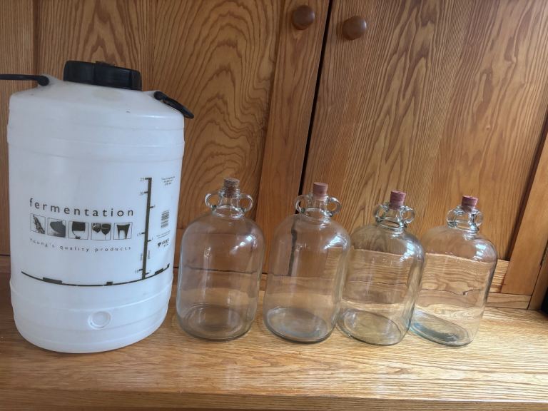 Demijohns - wine making equipment 