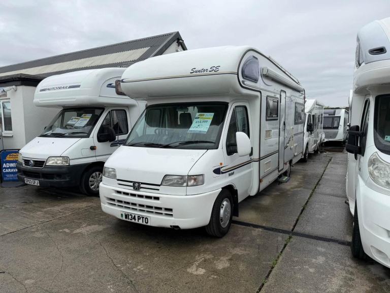 Elddis Suntor SE Overcab Double Bed Rear Lounge