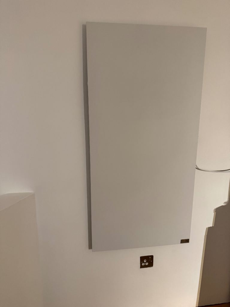 New- Milano Far - White Frameless Plug-In Smart Electric Infrared Panel Heater
