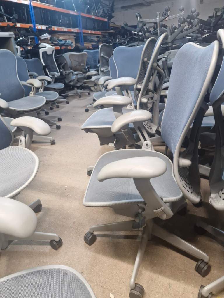 Herman miller mirra ergonomic office chair gaming chair with mesh bach and lumbar support (40 )