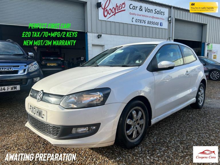 2013 Volkswagen Polo 1.2 TDI Bluemotion 3dr HATCHBACK Diesel Manual
