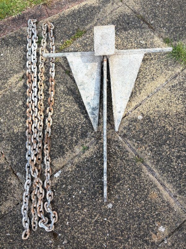 Anchor and chain