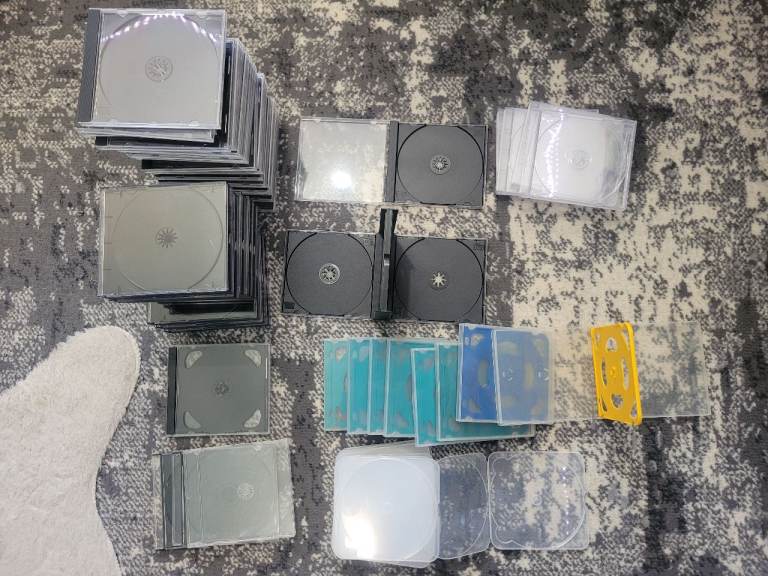 Various CD cases